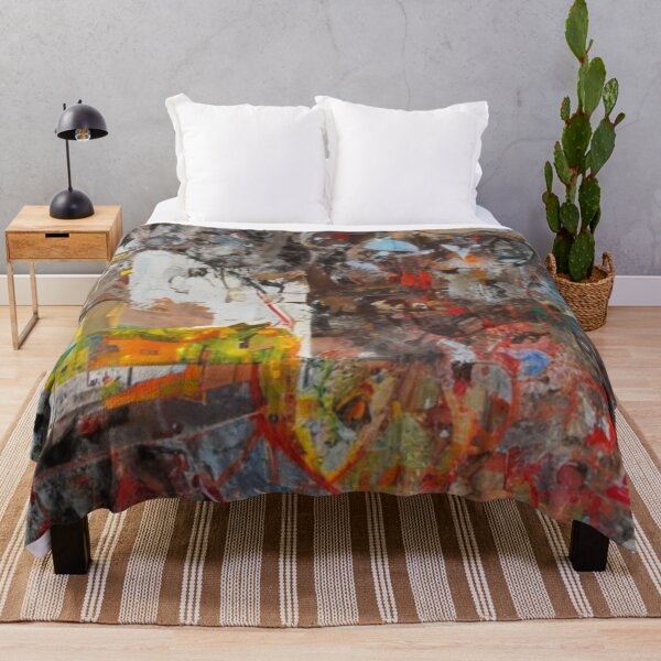 Item preview, Discover the Expressive Power of Abstract Art: Bold Brushstrokes and Urban Flair designed and sold by ArtazaBazaar.