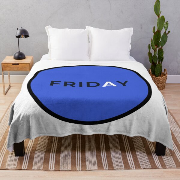Item preview, Blue circle with the inscription Monday designed and sold by HappyTrippy.