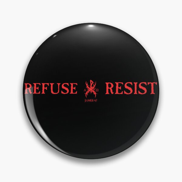 Item preview, Refuse Resist Chi Rho James 4:7 Sepultura designed and sold by thecamphillips.