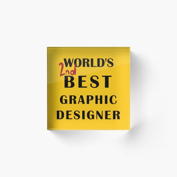 Artikelvorschau, Der zweitbeste Grafikdesigner der Welt entworfen und verkauft von JLTDesign.