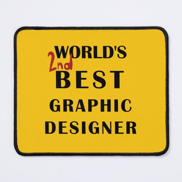 Item preview, World's 2nd Best Graphic Designer designed and sold by JLTDesign.