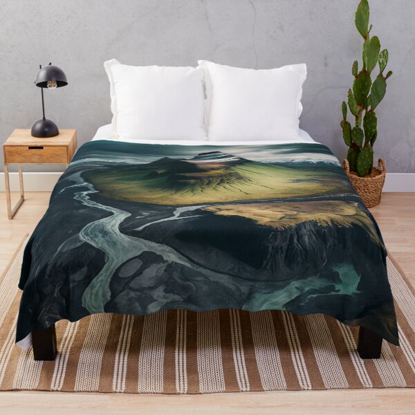 Item preview, Iceland aerial Landscape portrait designed and sold by ArtsByAesthetic.