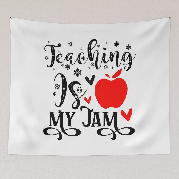 Item preview, TEACHING IS MY JAM designed and sold by SticerOcean.