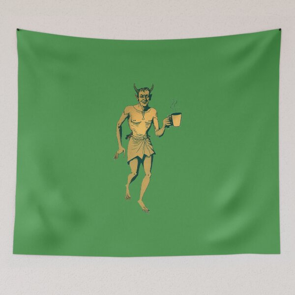 Item preview, Demon Drinking Coffee designed and sold by kingroy.