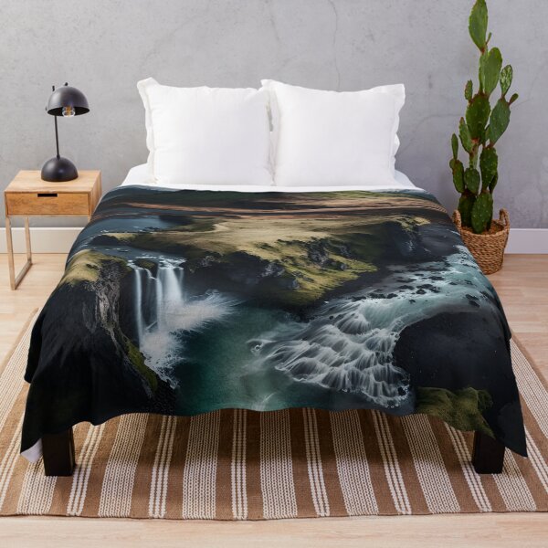Item preview, Iceland aerial Landscape portrait designed and sold by ArtsByAesthetic.