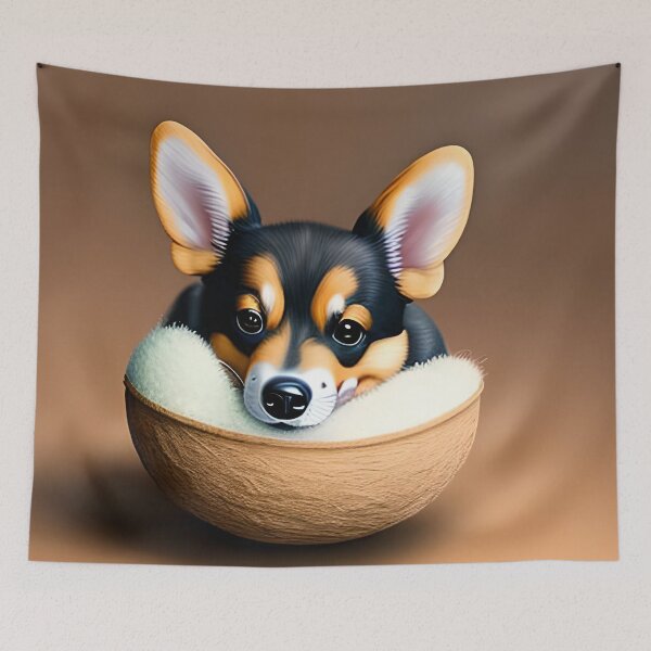 Item preview, Dog in the Egg Cute Funny Easter Celebration Easter Egg designed and sold by AnimPet.