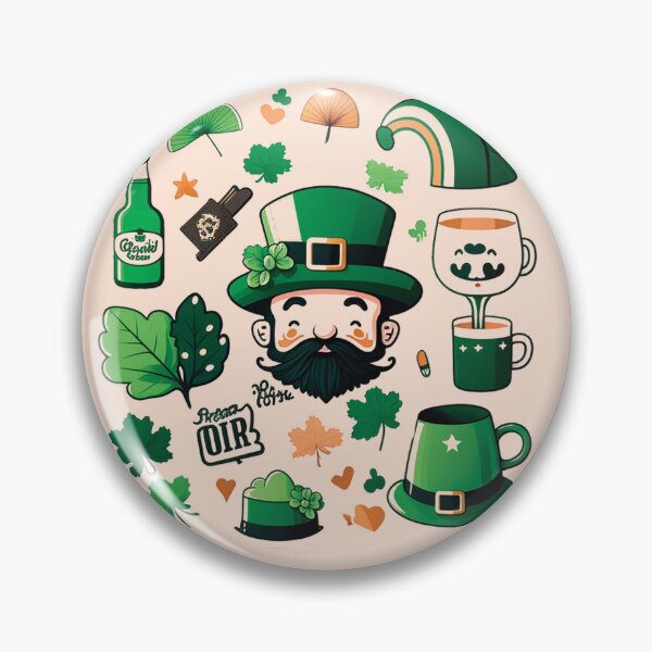 Item preview, Etiqueta engomada de la camisa de la miel del hockey de la suerte del día de San Patricio Pegatina designed and sold by Digitalprint95.