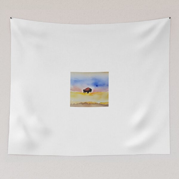 Item preview, Bison Horizon Watercolor No.1 designed and sold by DandyByDesign.
