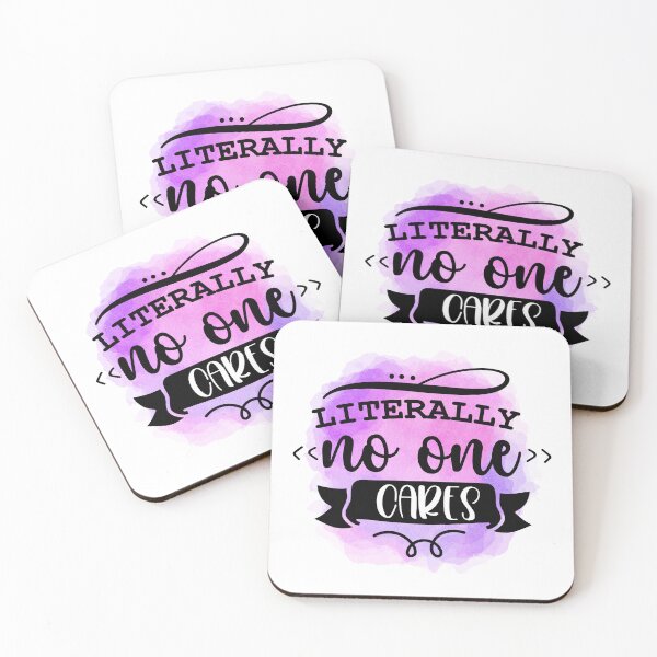 Item preview, Literally No One Cares - Sarcastic Funny designed and sold by younghopes.