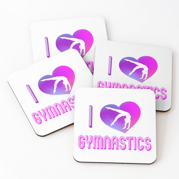 Item preview, Kopie von Gymnast, Gymnastics - Gymnastics girl and heart designed and sold by claudiasartwork.