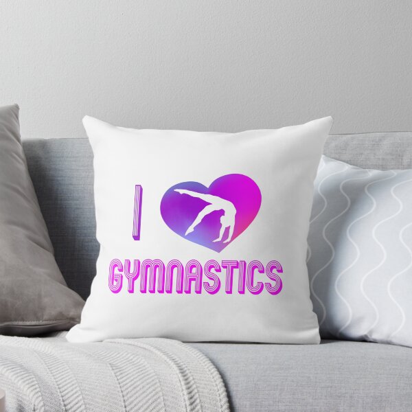 Artikelvorschau, I love Gymnastics; Turnen, Turnerin - Gymnastics Girl and Heart entworfen und verkauft von claudiasartwork.