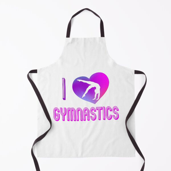 Artikelvorschau, I love Gymnastics; Turnen, Turnerin - Gymnastics Girl and Heart entworfen und verkauft von claudiasartwork.