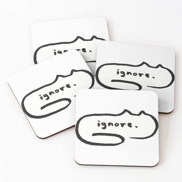 Item preview, ignore; cat text bubble designed and sold by dumbdogdoodles.