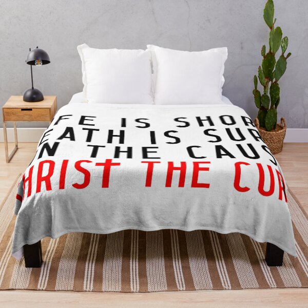 Item preview, Life is Short Death is Sure Sin the Cause Christ the Cure designed and sold by plushism.