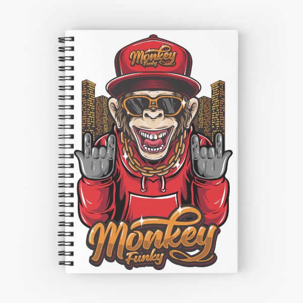 Item preview, monkey character with gold chain necklace designed and sold by Reeduct.