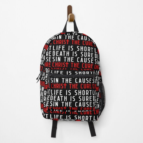Item preview, Life is Short Death is Sure Sin the Cause Christ the Cure designed and sold by plushism.