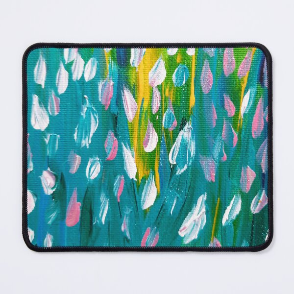 Item preview, Serene Petals Explosion. Abstract Floral Pattern in Vedic Art Acrylic Painting. designed and sold by LotusBlanc.