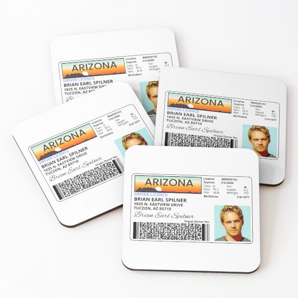 Item preview, Paul Walker Driver License Fast and Furious designed and sold by 400Racing.