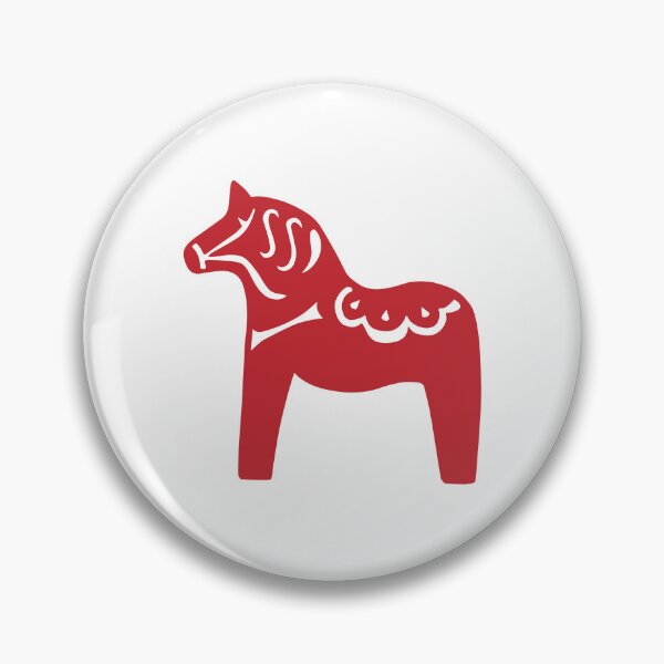 Item preview, Swedish Red Dala Horse Dalhäst designed and sold by theforestfairy.