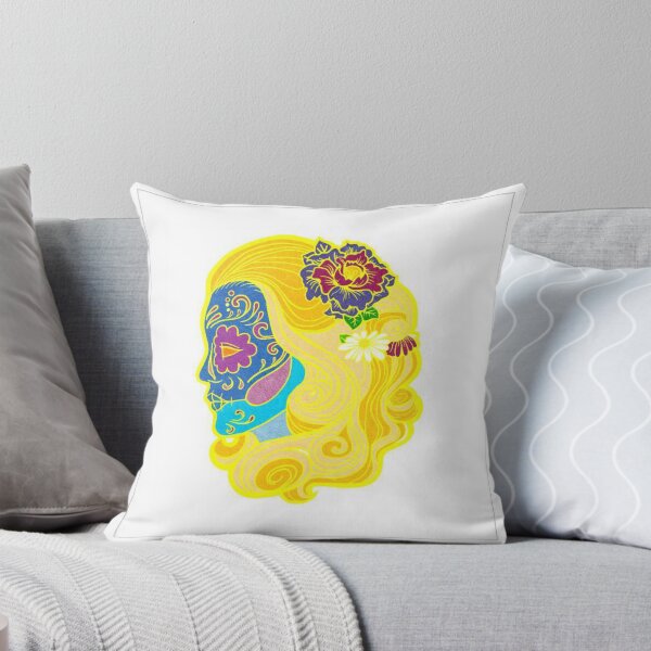 Item preview, Blondie sugar skull designed and sold by Cristina Cassia.