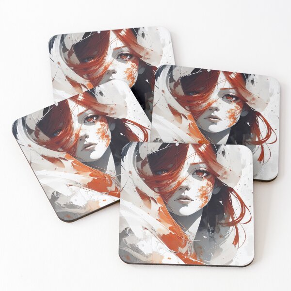 Item preview, "Ember Locks and Glacial Gaze: Unravelling the Enigma of the Redheaded Witch" designed and sold by atsuko kuradome.