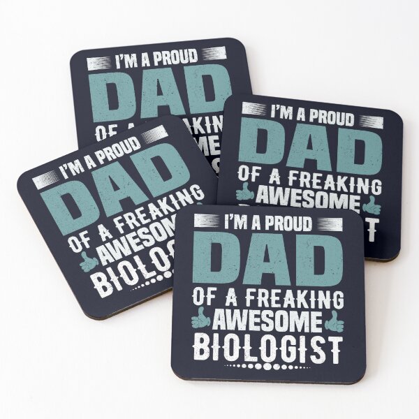 Item preview, Proud Dad of an Awesome Biologist - Fun Science Daughter designed and sold by madtoyman.
