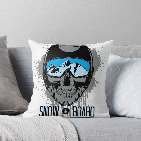 Item preview, Snowboarding Lovers Snowboarding Skull for People who love snowboarding and winter sports designed and sold by GraphicRhythm.