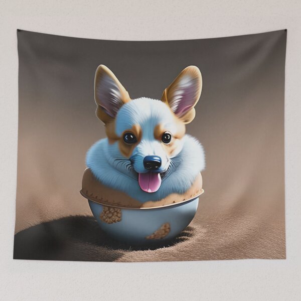 Item preview, Dog in the Egg Cute Funny Easter Celebration Easter Egg designed and sold by AnimPet.
