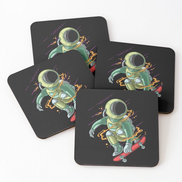 Item preview, astronaut on skateboard designed and sold by Unique010.