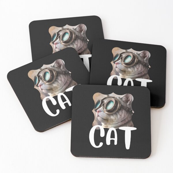Item preview,  cat daddy black cat vintage eighties style cat retro images designed and sold by starfishstuff.