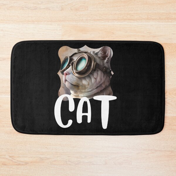 Item preview,  cat daddy black cat vintage eighties style cat retro images designed and sold by starfishstuff.