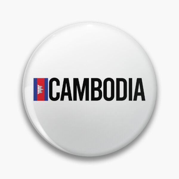 Item preview, Cambodia Country Flag - Minimal Design collection designed and sold by randomorder.