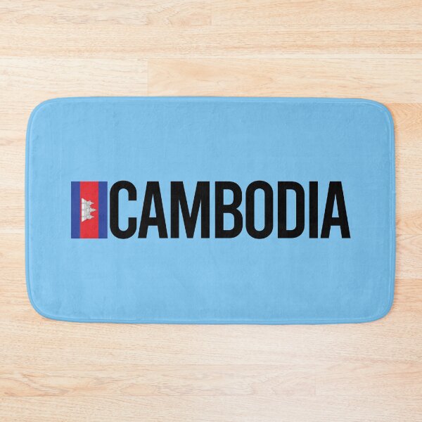 Item preview, Cambodia Country Flag - Minimal Design collection designed and sold by randomorder.
