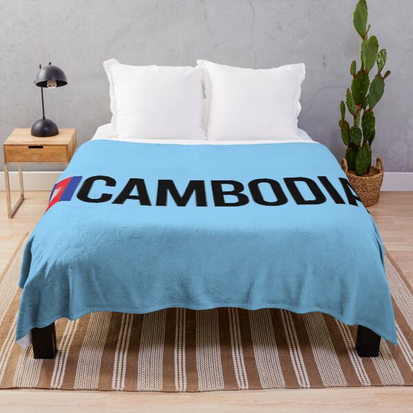 Item preview, Cambodia Country Flag - Minimal Design collection designed and sold by randomorder.