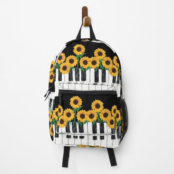 Aperçu de l'œuvre T-shirt SunFlowers pour piano, clavier SunFlowers créée et vendue par PoiNattawan.