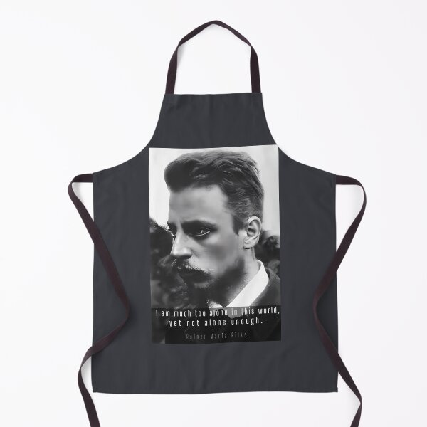 Item preview, rainer maria rilke portrait and quote:  I am much too alone in this world, yet not alone enough. designed and sold by artbleed.