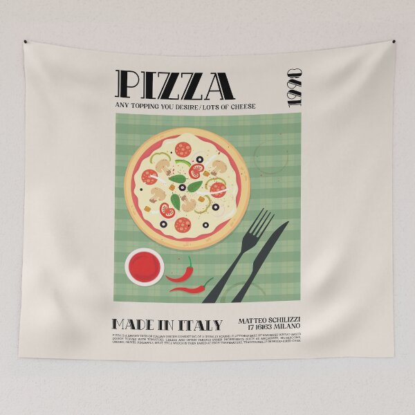Item preview, Pizza Wall Art designed and sold by SurfolioPrints.