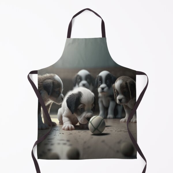 Item preview, Tiny puppies at play designed and sold by ThreadGallery.