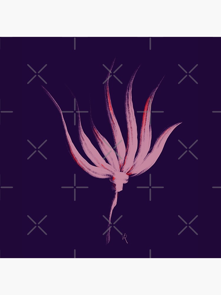 Thumbnail 4 von 4, Kissen, Mitternacht Traum Blüte 2 designt und verkauft von sionia-art.