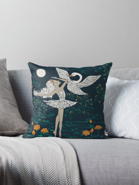 Swan Lake - Odette Throw Pillow