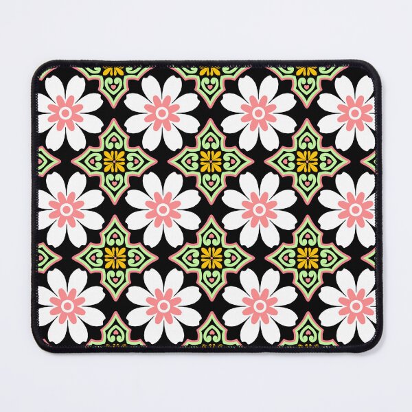 Item preview, Retro floral geometric design designed and sold by Charmy Design.