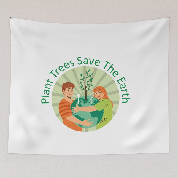 Item preview, Plant Trees, Save the Earth designed and sold by MARCAMARCA.