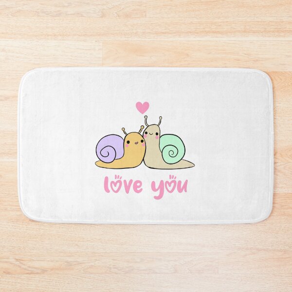 Item preview, I love you note cute little snails couple  designed and sold by Yarafantasyart.