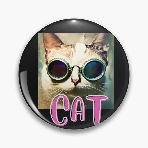 Item preview,  cat daddy black cat vintage eighties style cat retro images designed and sold by starfishstuff.