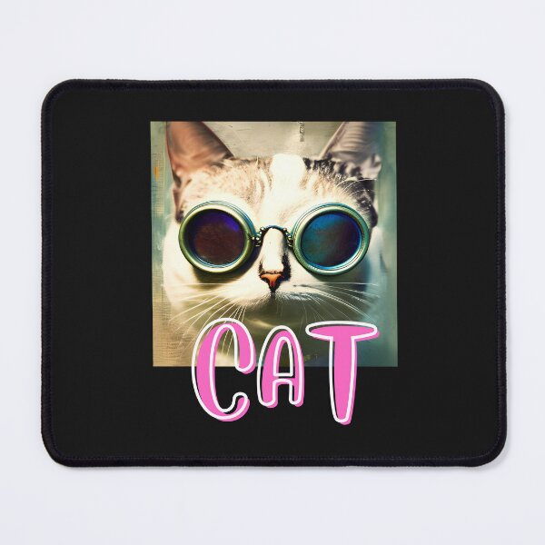 Item preview, cat daddy black cat vintage eighties style cat retro images designed and sold by starfishstuff.