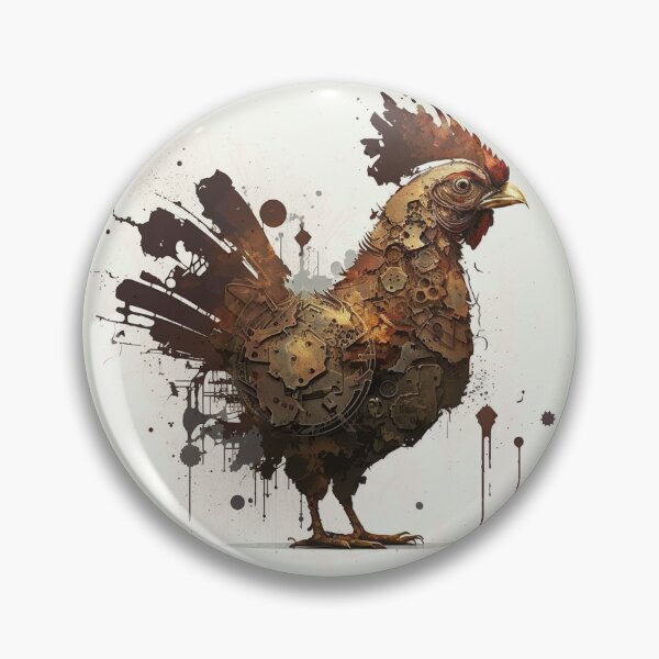 Item preview, Steampunk Animals - Mechanical Chicken #3 designed and sold by MindAsylum.