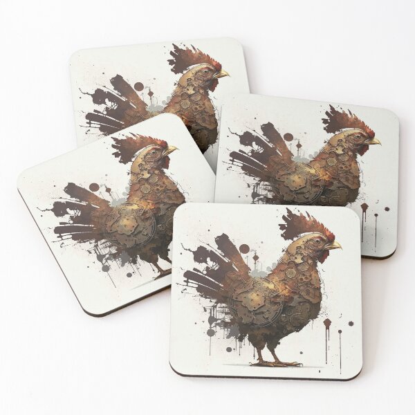 Item preview, Steampunk Animals - Mechanical Chicken #3 designed and sold by MindAsylum.