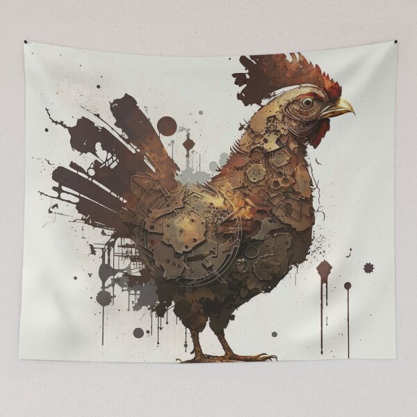 Item preview, Steampunk Animals - Mechanical Chicken #3 designed and sold by MindAsylum.