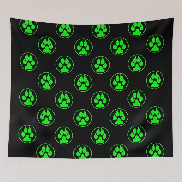 Item preview, green dog paws designed and sold by andrew JOHNSEN.