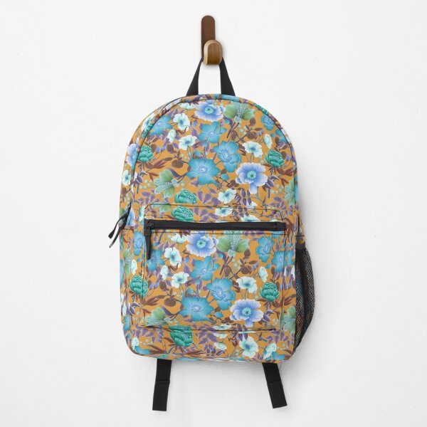 Item preview, Floral garden in blue tone with yellow palate designed and sold by Kaushlydraw.